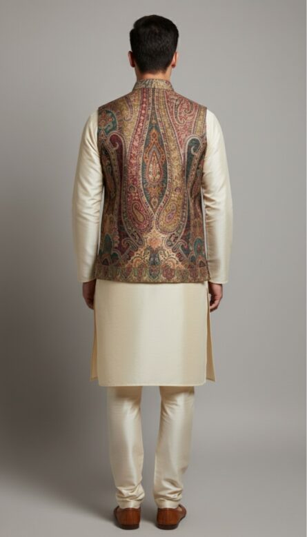 Kani Woven Waist Coat - Image 3