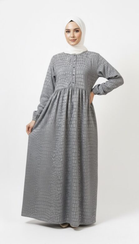 Winter Belted Abaya - Image 5