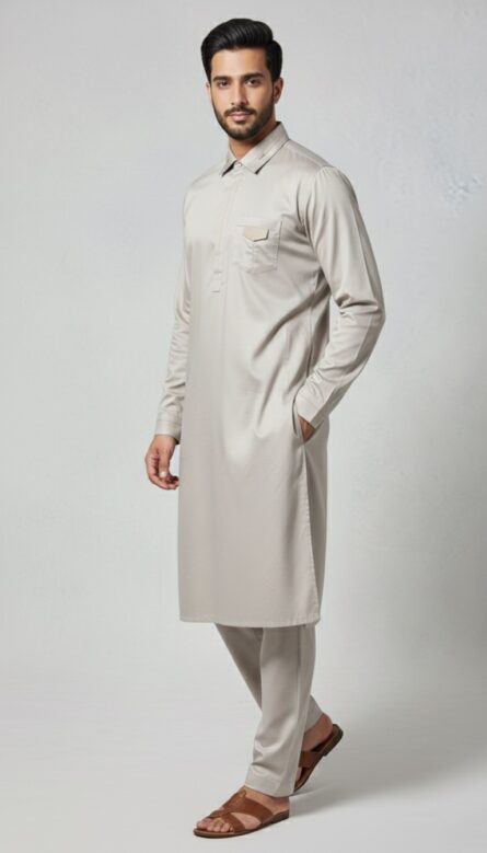 Classic Summer Kurta Pyjama - Image 3