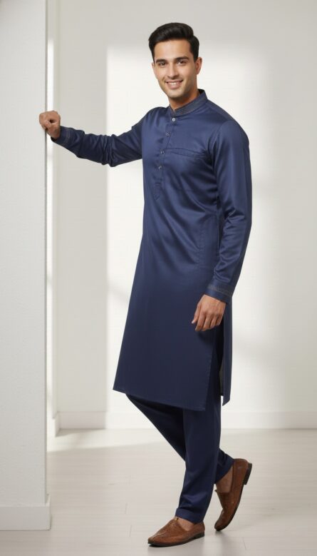 Classic Summer Kurta Pyjama - Image 4
