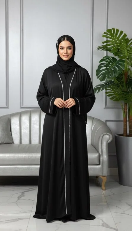 VNeck Abaya (Copy) - Image 1