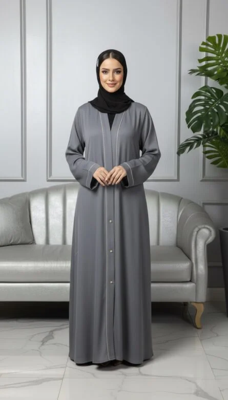 VNeck Abaya - Image 1